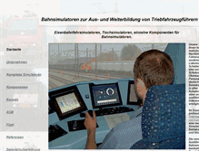 Tablet Screenshot of eisenbahnfahrsimulator.de